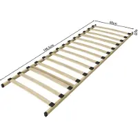 Meublorama Sommier te plaatsen PHA 70x200 – 14 latten – Houten structuur – Compact en universeel sommier