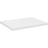 Meublorama Plan vasque VANO – Alpenwit – L50 × B40 × H2 cm – Compacte elegantie om te plaatsen