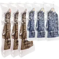 OEM Vacuümzakken voor kleding, ruimtebesparend, afmetingen 90x70 cm en 110x70 cm, set van 6 stuks