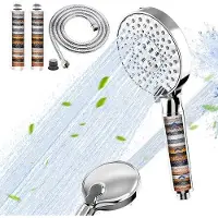 OEM Waterbesparende douche met filter, 9 straalstanden, geschikt voor hard water, met chloorreiniging