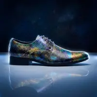 Lureaux Galaxy Glow - PRE-ORDER - - Nette Kleurrijke Schoenen Met - Of Zonder - Print - Heren