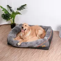 Markenlos Groot hondenbed XL, 97x72x29,5 cm, met afneembare hoes