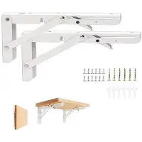 OEM Stalen beugels voor het bevestigen van inklapbare tafels aan de muur - 400 mm - 90 kg - Inklapbare tafel voor de keuken