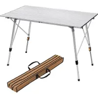 OEM Opklapbare aluminium tafel, 120x68,5 cm, met verstelbare hoogte