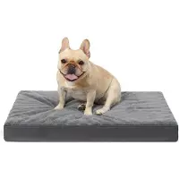 OEM Orthopedisch hondenbed, medium formaat, wasbaar, 90x57 cm, donkergrijs