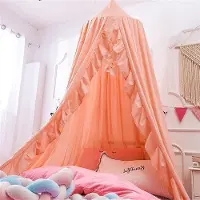 OEM Kinderbed met muggennet, prinsessenmodel, tentvorm, roze