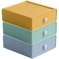 OEM Stapelbaar ladekast, 3-delig, organizer voor kantoor, lade