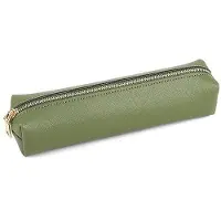 OEM Groene lederen etui voor school en kantoor