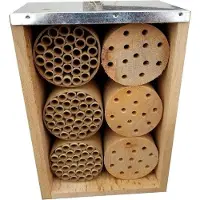 OEM Insectenhotel van beukenhout, afmetingen 23x11x16 cm, natuurlijke uitvoering