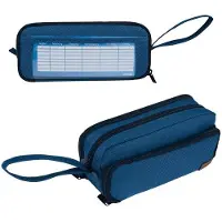 OEM Donkerblauwe canvas etui-organizer