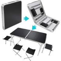 OEM Inklapbare, in hoogte verstelbare tafel voor kamperen en festivals