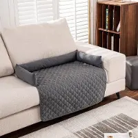 OEM Kussen voor grote honden | Waterdicht | Antislip | Urinebestendig | Hondenbed | Donkergrijs, 75 x 120 cm