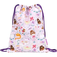 A Little Lovely Company Gymtas met trekkoord - Sporttas voor school of zwemles - Prinsessen
