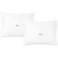 Zusss kussenslopen Mr & Mrs (set van 2)
