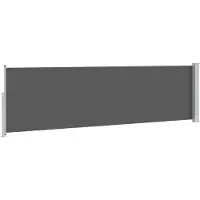 vidaXL Uittrekbaar Zijscherm 140 x 300 cm Polyester Rechthoekig