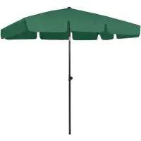 Syfax Strandparasol, groen, 200 x 125 cm