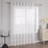 OEM Elegant wit gordijnstoff: 170 x 300 cm