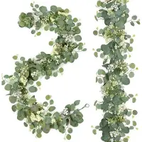 OEM Groene eucalyptusdecoratie met bessen, geschikt voor tafel en slaapkamer