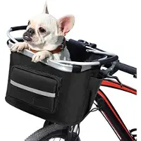Famanu Gefeliciteerd! - Fietsmand voor honden - Fietsmand - Hondenmand - Fiets - Mand voor honden op de fiets - Fietsmand met hond ervoor