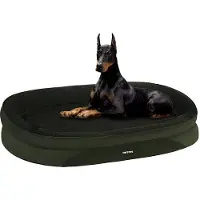 OEM Orthopedisch hondenbed, hondenbank, met bescherming aan 4 zijden, antislip, afneembaar, olijgroen, groot