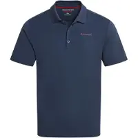Craghoppers - "Bramshaw" polohemd voor heren, Nosilife, met embleem, korte mouwen, model CG2410 (maat L) (marineblauw)