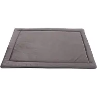 Markenlos Zacht hondenbed, antislip, wasbaar, pluche, 89x58 cm, bruin