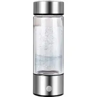 Markenlos Draagbare waterstofwatermaker - USB-waterstofgenerator - Geavanceerde waterionisator - Waterfles met alkaliserende werking - Ideaal voor op kantoor en tijdens reizen