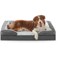 OEM Orthopedisch hondenbed voor grote honden, met traagschuim, 89x64x17 cm, wasbaar