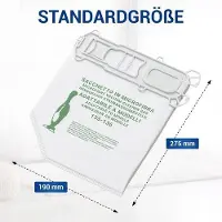 Markenlos Stofzuigerzakken set, 18 stuks, met fleece filterzakken
