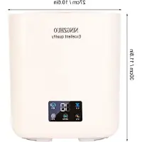 OEM Draagbare mini-was- en droogcombinatie - Groot volume van 7 liter - Automatische kleine wasmachine - Touchscreen - Geschikt voor appartementen (beige)