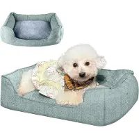 OEM Groen, middelgroot hondenbed, 75x58x19 cm, met antislipbodem