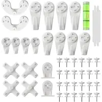 OEM Set van 62 fotohaken, zonder boren, voor foto's en spiegels