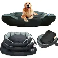 OEM Orthopedisch hondenbed, 130x90x26 cm, waterdicht, geschikt voor honden tot 50 kg