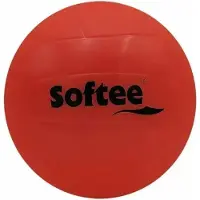 Softee multifunctionele, flexibele volleyballbal, 220 mm, rood. Rood, one size