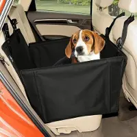 Markenlos Hondenzitje, extra stevig, voor kleine honden, zwart, middelgroot