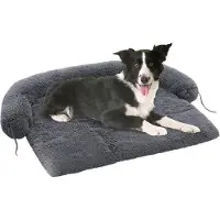 Markenlos Comfortabel hondenbed, 115x95 cm, antraciet