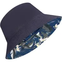 JeiibrZui Reeks Dubbelzijdige Vissershoed - XL/XXL - 2-in-1 Draagbaar Design - Uniseks Zwart/Wit Patroon - Katoen Breedrandige Zonnehoed Voor Strand Wandelen Vissen Outdoor Reizen