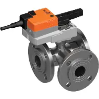 Belimo 3-Weg Regelklep DN32 Flens Kvs16 24VAC/DC 90s 2/3-Punt 10Nm IP54 SPDT R7032R16-B3/NR24A-S