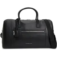 Tommy Hilfiger Weekendtas 'TH Business Premium Duffel' zwart