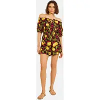 Friends Like These Jumpsuit citroen / olijfgroen / framboos / zwart