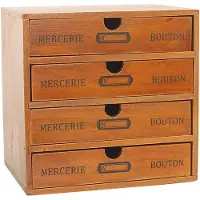 OEM Houten ladeorganizer voor sieraden, kantoorartikelen