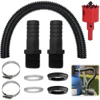 OEM Regenwateraansluitset, 1 inch slang, 1 meter