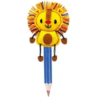 Avenir potloodtopper leeuw - vrolijke dieren accessoire voor kinderen