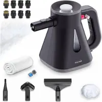 Techweise TS Compact Handstoomreiniger - 15 Accessoires - 1200W 2,6 Bar- Wet & Dry functie - Handstomer