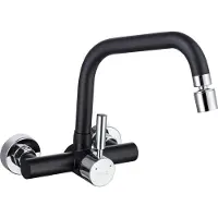 Markenlos Keukenmengkraan voor wandmontage - Wandmengkraan voor de keuken - Wandmengkraan met bovenuitloop - Wandmengkraan met onderuitloop - Wandmengkraan voor de keuken