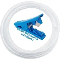 OEM Transparante PVC-slang, 3 meter, met buisensnijder (8 mm binnendiameter x 10 mm buitendiameter)