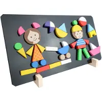 Detoa Magnetische puzzel voor kinderen, in een doos van 33x23x3,5 cm