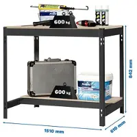 Simonwork (bancos De Trabajo) Bt0 Werkbank 842x1510x610 Mm