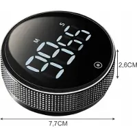 Ruhhy Digitale eierbel met stopwatch - Kookwekker - LED