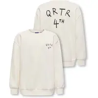Only & Sons Junior Sweatshirt 'OSJKyrie' crème / zwart